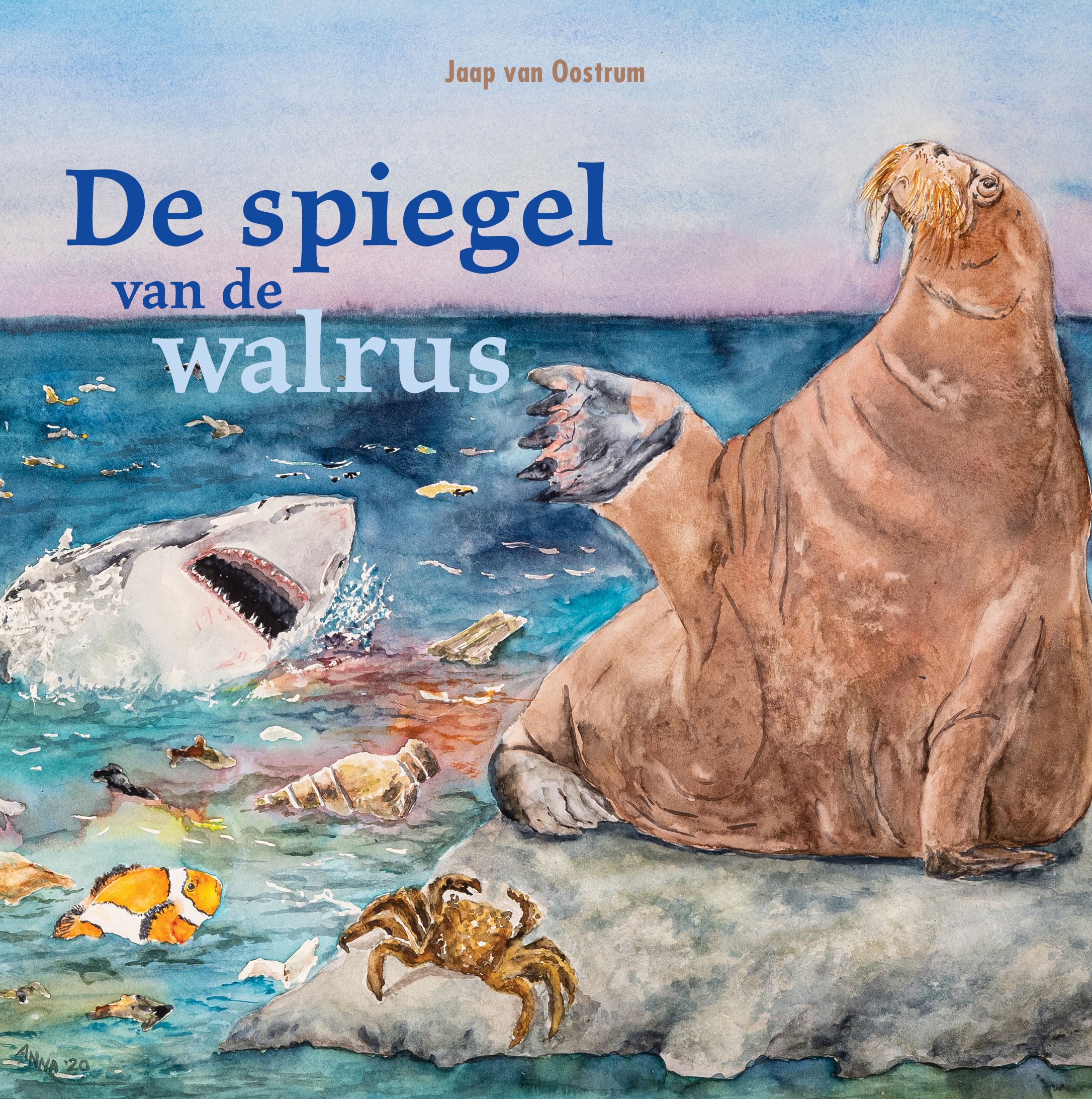 cover de spiegel van de walrus dichter Jaap van Oostrum
